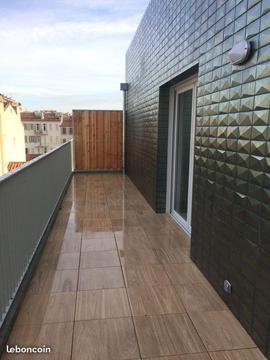 Studio neuf avec terrasse et parking - Longchamps