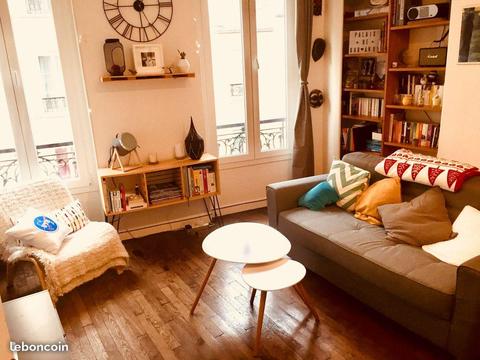 Location appartement 2 pièces rue Popincourt 75011