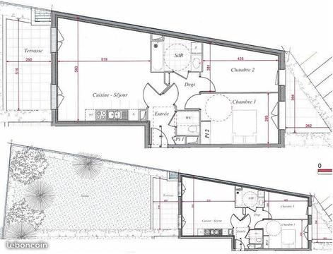 IGNY Appartement F3 neuf de 66m² + jardin