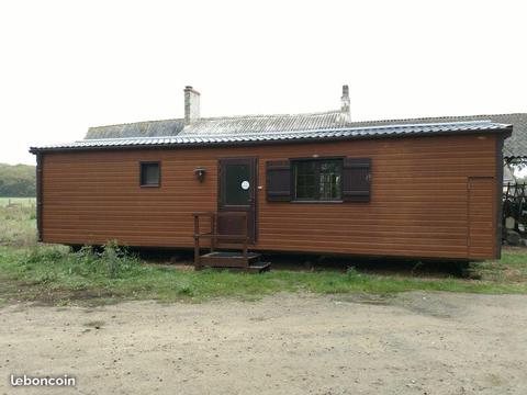 Cottage bois déplaçable 4 saisons 48 m2