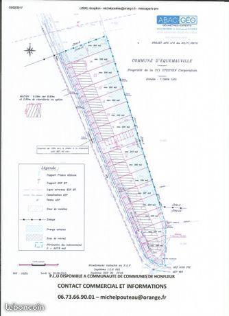 Terrains plats constructibles 2 km honfleur