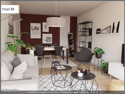 Appartement 3 pièces 63 m²
