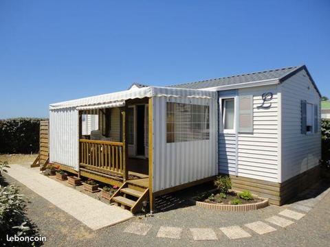 Mobil-home et terrain sur camping 5 étoiles