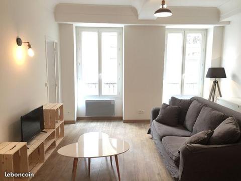 Superbe t2 40 m2 - meuble refait a neuf - terreaux