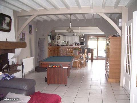 Maison de 130m2, 4 chambres, garage, jardin