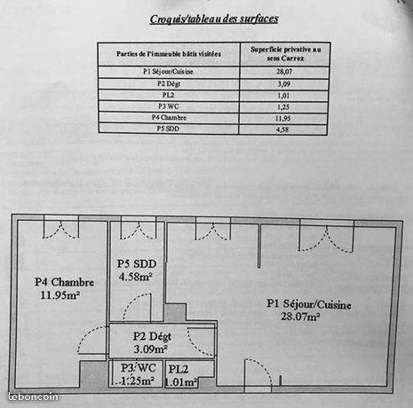 Apt calme et lumineux T2 50m² 13011 LA GROGNARDE