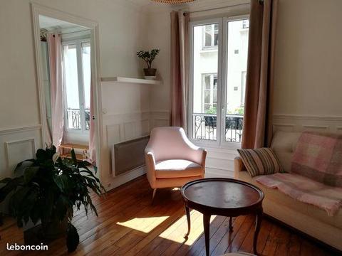 Charmant 2 pièces 37m2 Batignolles Loc Saisonnière