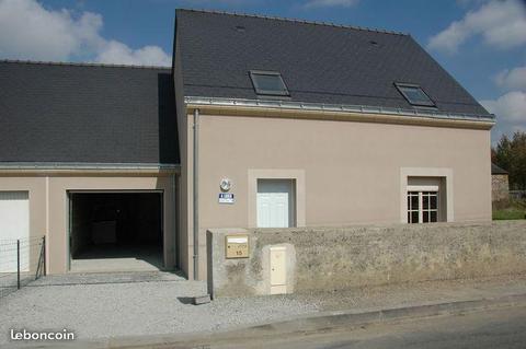 Maison mitoyenne par garage T5 jardin clos495M2