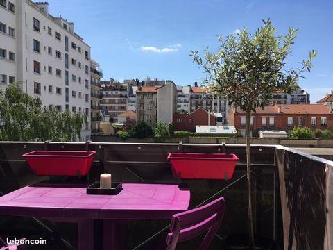 Appartement 82 m2 - Bécon Flachat - 3 chambres