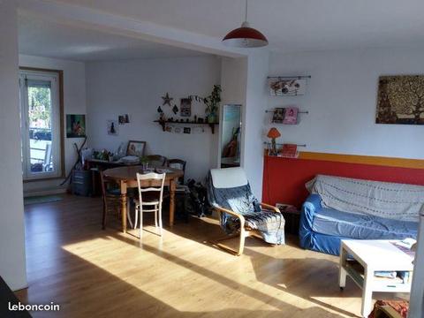 T3 duplex 75m² ou T2+studio avec jardin